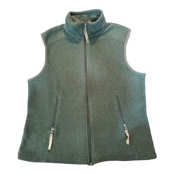 Women’s Patagonia Outdoor Full Zip Synchilla Fleece Windproof Vest Size Large - Picture 4 of 10
